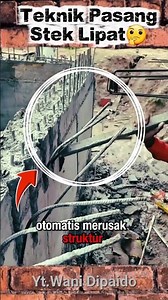 The handyman is bending the concrete iron in the foundation‼️🤔 #work #construction