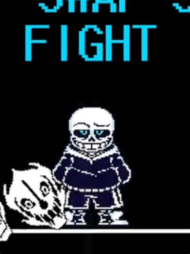 ‏SwapSwap sans fight phase 1 #swap #swap #undertale #sans #fangame | sans