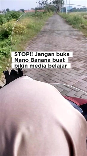 STOP! Jangan buka Nano Banana buat media belajar… Karena bikin ketagihan kalau sudah pakai bantuan WMP. 😌 Ini aku minta bikinin storybook Geografi Indonesia: generate prompt → unduh gambar → jadi. Pulau, peta, budaya—semuanya rapi dan visualnya enak dilihat. IRT gaptek? Aman. Emak-emak juga bisa, asal tahu jurusnya. Jujur ya buk, kalau sudah kenal WMP tools (gems ajaibnya), bikin media belajar tuh bukan kerja berat lagi—jadi hobi produktif. Anak senang, emak puas, ide ngalir terus. Sekali coba,