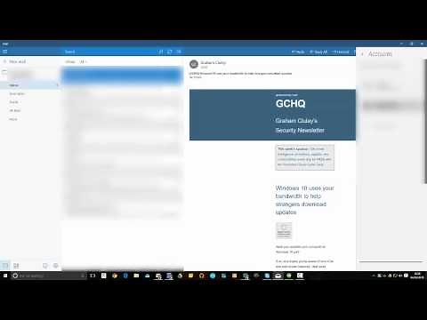 How to speed up mail sync in Windows 10 mail app.