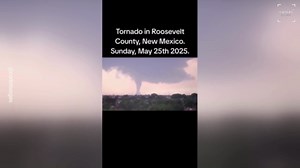 Dramatic Tornado Touches Down in Eastern New Mexico