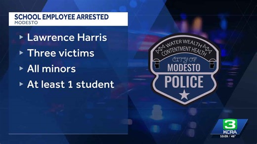 Paraprofessional arrested at a Modesto junior high for sexual offenses