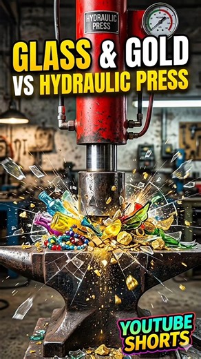hydraulic press crashing | science experiment | Short Satisfying Video |ASMR Crush