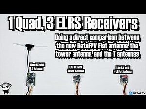 Comparing the range of the new BetaFPV v1.1 Flat antenna ELRS rx with a T-antenna and Tower antenna