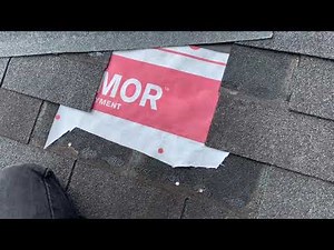 How to repair a roof shingle step by step
