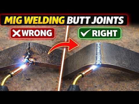 Stop Blowing Holes! MIG Butt Welds Made EASY