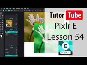 Mind Luster - Learn Pixlr E Tutorial Lesson 54 Rasterize Layer