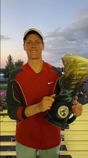 Sinner and Sabalenka winning titles together 🏆