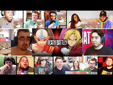 Aang VS Edward Elric (Avatar VS Fullmetal Alchemist) DEATH BATTLE! REACTIONS MASHUP