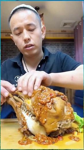 19K views · 543 reactions | ASMR Goat Head Eating Show | StoriA | Facebook