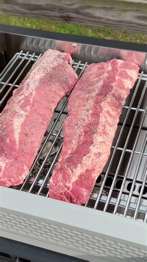 Baby back ribs on the Blackstone Open Flame