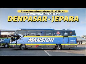 LINE PERDANA RUTE BARU DENGAN BUS TERBARU | Launching Bus Eksekutif Denpasar - Jepara Terbaru