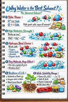 Why is water the universal solvent? 💧🌊 #science #sciencefacts