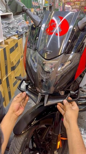 Winglet installation😱Pulsar 220f #shorts