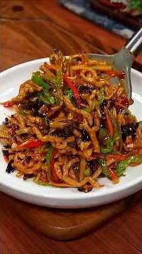 How to Make Yu Xiang Shredded Pork Like a Pro | Tender, Silky & Crazy Flavorful #easybaking #cooking