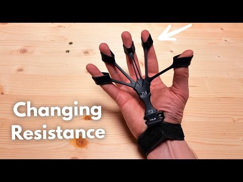 How to Change Weight & Resistance on Finger Gripper , Grip Strengthener Trainer