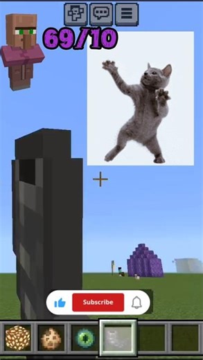 Minecraft: Which cat did it better?🤔||@Dracuuplayz #minecraft #shorts #youtubeshorts #viral