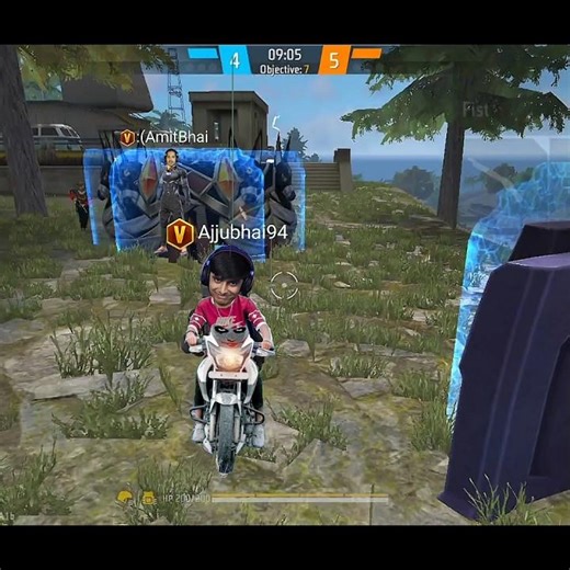 Ajjubhai94 vs Amit Bhai funny Gameplay 😂#totalgaming #desigamer #shorts