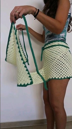 crochet wrap shorts! you just need 6 granny squares!! I've got a full tutorial on my channel 😘