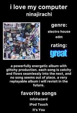 Ninajirachi - I Love My Computer Review