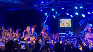 Bruce makes a surprise appearance at Little Steven's Brithday Party At The Pony, a benefit for TeachRock presented by Hard Rock. Bruce joins Steven Van Zandt and The Disciples Of Soul for a three song set. Also performing during the evening are Jesse Malin, Darlene Love, and Gary U.S. Bonds; the Disciples are joined by expanded E Street members Jake Clemons, Curtis King Jr., Michelle Moore, Ozzie Melendez, Ed Manion, and Barry Danielian. I DON'T WANT TO GO HOME / RAISE YOUR HAND / TENTH AVENUE F