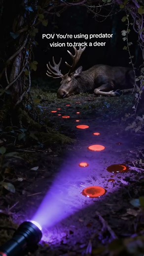 POV You're using predator vision to track a deer.