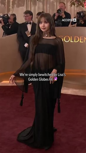Lisa Dazzles at the Golden Globes