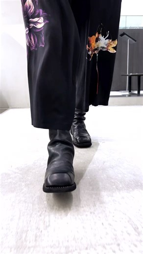 【 GUIDI - グイディ 9086 Square Toe Back Zip Boots Double Sole #shorts 】