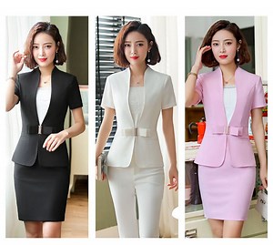 [Hot Item] Ladies Dress Office Suit Reception Manager Hotel Staff Uniform
