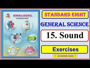 Exercise Class 8th Science CH-15 Sound Question and Answer | Maharashtra state board std 8