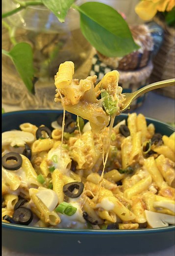 Cheesy Beef Pasta Recipe for Iftar