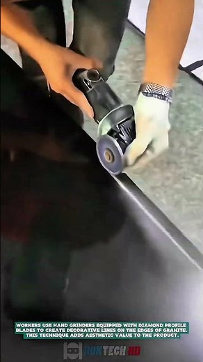 Techniques for Creating Decorative Granite Edge Profiles- Satisfying jobs and machinery in the world