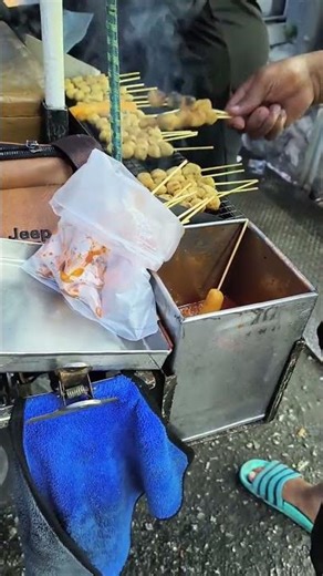 烤马来鱼饼 Keropok Lekor Bakar #food #keropoklekor #大马美食
