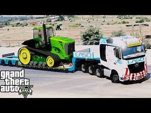 GTA 5 Real Life Mod #126 John Deere 9360 Tractor Delivery