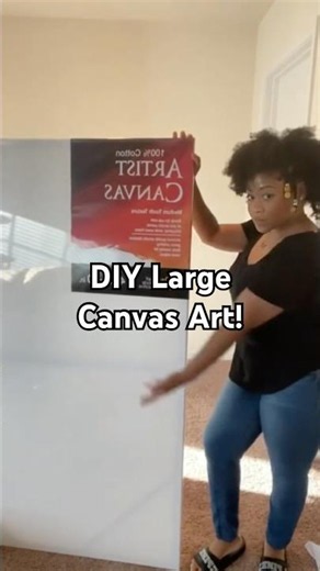 DIY Large Canvas Art!