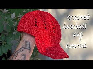 How to Crochet a Baseball Cap with a Brim | Crochet Tutorial