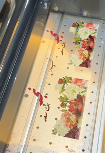 طباعة dtf uv بالمتر ع حسب طلبكم #dtfuv #فناجيل_رمضان #ستيكرات #dtfsticker #dtf_uv