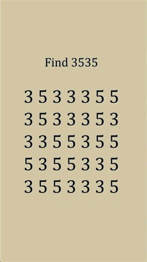Find the Number 3535 - Math Quiz #math #quiz #shorts