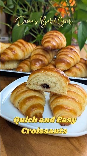 Quick and Easy Croissants| No Fancy Techniques, Simple Dough and Delicious #croissants #recipe