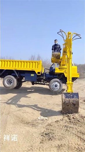 Truck mounted excavator Truck mounted excavator Excavator video