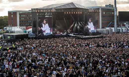 Ariana Grande's 'One Love Manchester' concert – video highlights