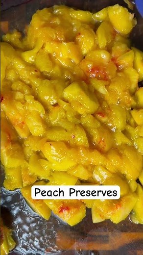Easy peach preserves in 30 mins