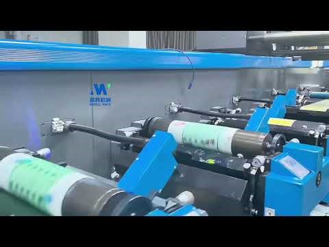 High Speed Flexo Label Printing Machine with Inline Die Cutting- Self Adhesive Label Production Line