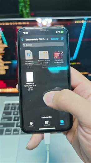 Probando app en ios de PDF 📸💻#app #dev #developer #ios #apple #shorts