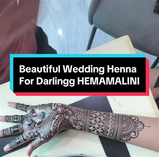 Beautiful Wedding Henna Designs for Hemamalini