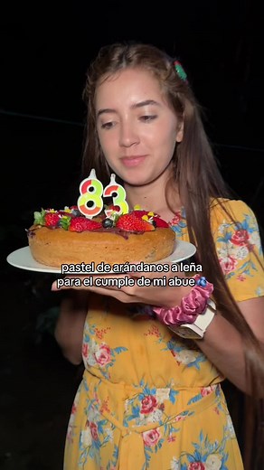 Birthday Cake for Grandpa: Blueberry Woodfire Dessert Recipe