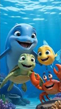 The Dolphin’s Magical Ocean Adventure 🌊 | Funny #kidscartoon #kidsfantasyadventure #animation