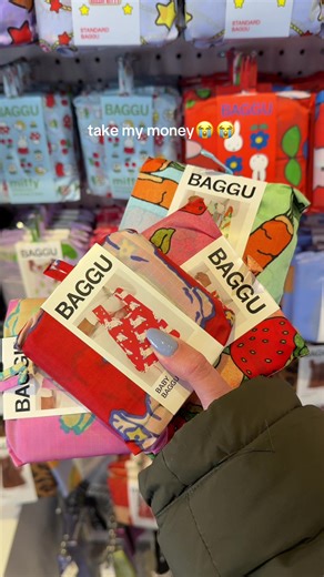 New Reusables🍒🥕 #baggureusablebag#bagguspring2026#bagguspringcollection#baggu