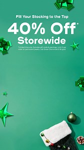 We are celebrating the arrival of The Very Merry Gift Shop with 40% off Storewide. Head to your favorite Claire's store or tap the link below to shop online 🎁 https://www.claires.com/us/ | Claire's