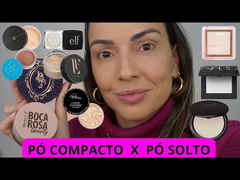 PÓ COMPACTO X PÓ SOLTO: DIFERENÇAS E COMO USAR + RESUMÃO DOS MEUS PÓS